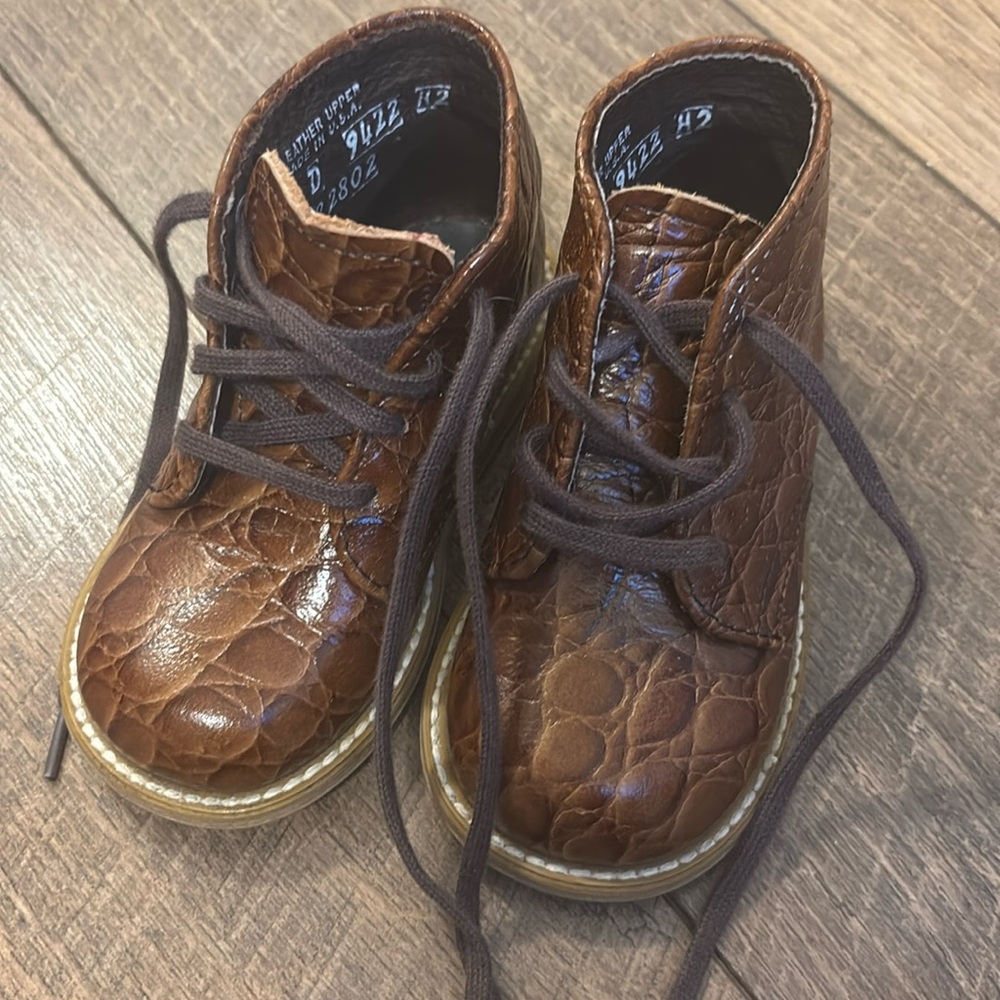 Brown Leather Footmates Boots